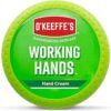 O’Keeffe’s Working Hands, 96g Jar - Hand Cream for Extremely Dry, Cracked Hands | Instantly Boosts Moisture Levels, Creates a Protective Layer & Prevents Moisture Loss Visit the O'Keeffe's Store