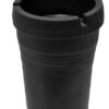 Black 00370-VCT12 Butt Bucket Ashtray,